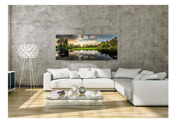 Obraz Styler Glasspik Nature, 50x125 cm