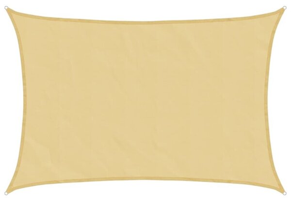 Żagiel przeciwsłoneczny, piaskowy, 2,5x2 m, 100% poliester