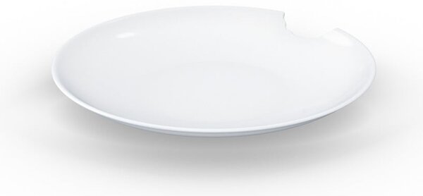 Zestaw 2 białych talerzy głębokich z porcelany 58products, ø 24 cm