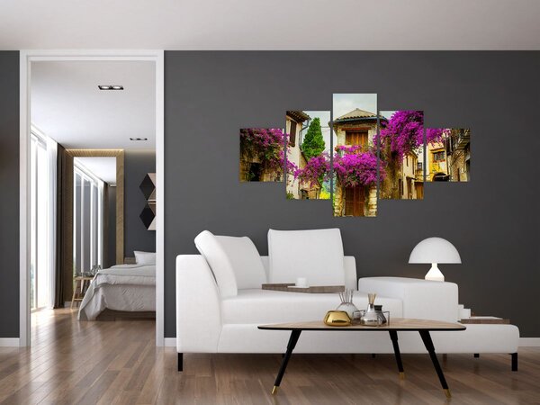 Obraz - Śródziemnomorska leniwa aleja (125x70 cm)