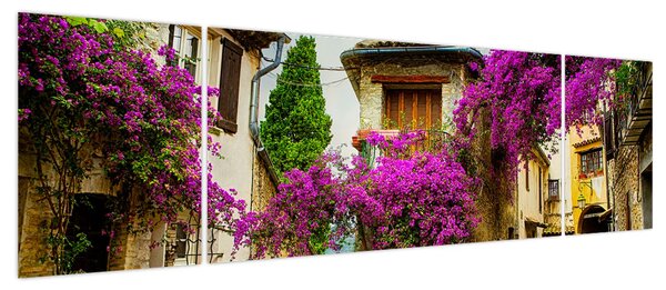 Obraz - Śródziemnomorska leniwa aleja (170x50 cm)