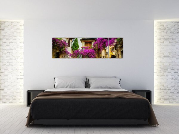 Obraz - Śródziemnomorska leniwa aleja (170x50 cm)