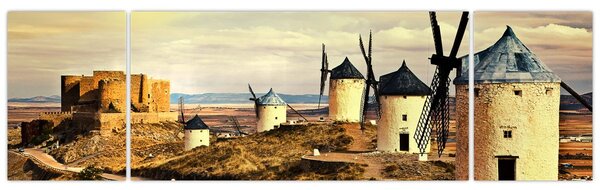 Obraz - Wiatraki (170x50 cm)