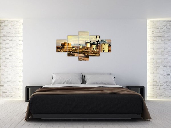 Obraz - Wiatraki (125x70 cm)