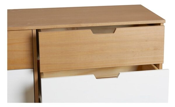 Komoda z litego drewna sosnowego Marckeric Cusco, szer. 120 cm