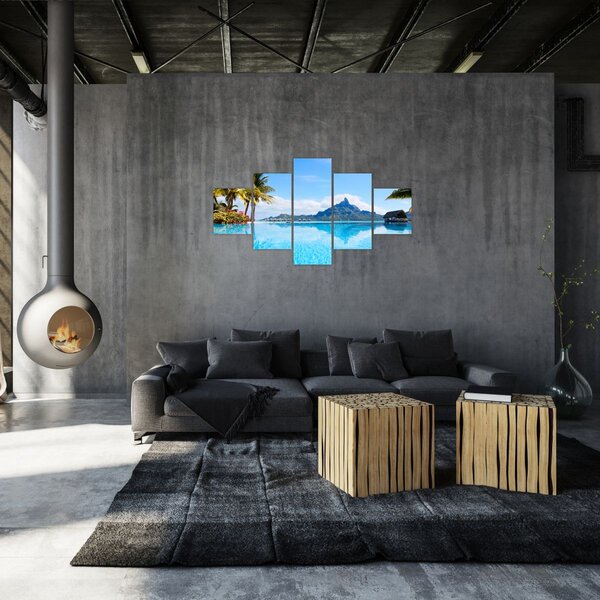 Obraz - Palmy i plaże (125x70 cm)
