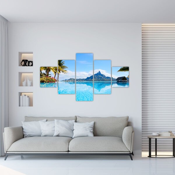 Obraz - Palmy i plaże (125x70 cm)