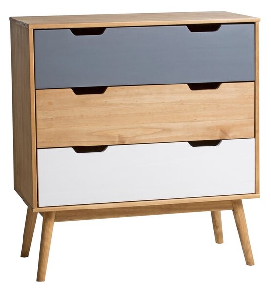 Komoda z litego drewna sosnowego Marckeric Cusco, szer. 80 cm