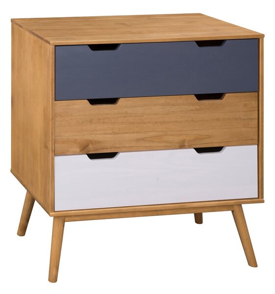 Komoda z litego drewna sosnowego Marckeric Cusco, szer. 80 cm