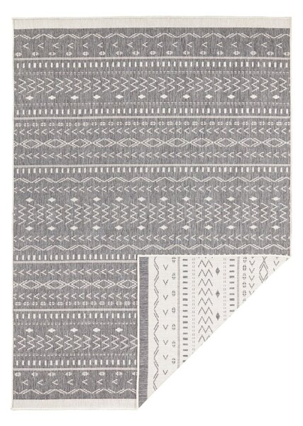 Szaro-kremowy dywan odpowiedni na zewnątrz NORTHRUGS Kuba, 150x80 cm