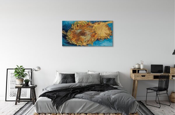 Zdjęcie na płótnie Dwa ścięte słoneczniki (III) - Vincent van Gogh