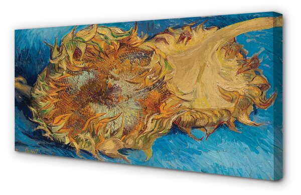 Zdjęcie na płótnie Dwa ścięte słoneczniki (III) - Vincent van Gogh