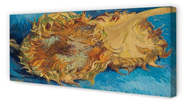 Zdjęcie na płótnie Dwa ścięte słoneczniki (III) - Vincent van Gogh