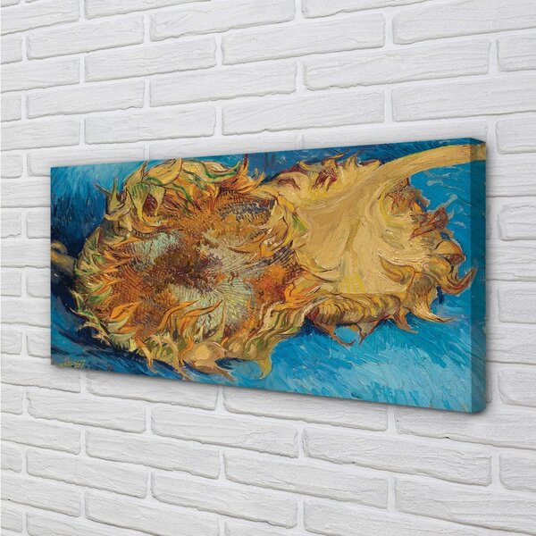 Zdjęcie na płótnie Dwa ścięte słoneczniki (III) - Vincent van Gogh