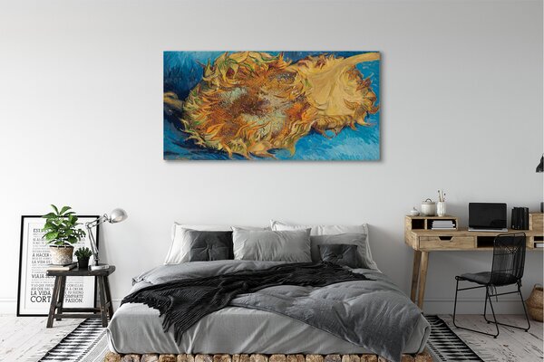 Zdjęcie na płótnie Dwa ścięte słoneczniki (III) - Vincent van Gogh