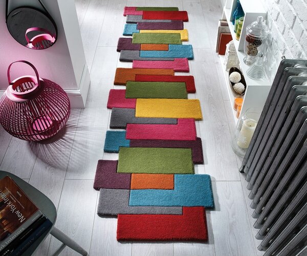 Chodnik wełniany Flair Rugs Collage, 66x300 cm