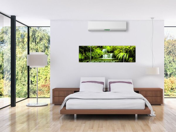 Obraz - Indonezyjskie wodospady (170x50 cm)