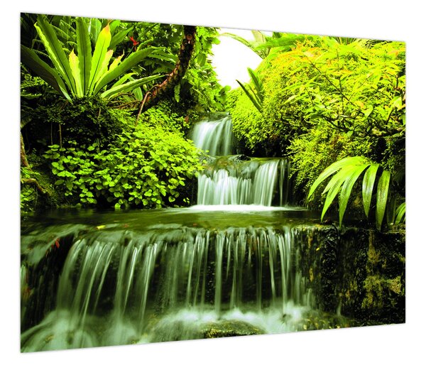 Obraz - Indonezyjskie wodospady (70x50 cm)
