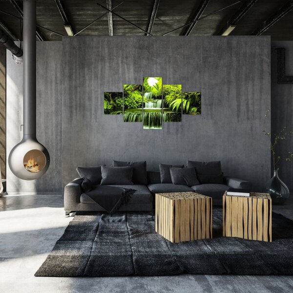 Obraz - Indonezyjskie wodospady (125x70 cm)