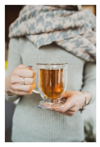 Szklanek kubki do latte z podwójną/z ścianką zestaw 2 szt. 250 ml Amo – Vialli Design