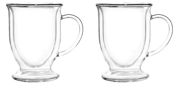 Szklanek kubki do latte z podwójną/z ścianką zestaw 2 szt. 250 ml Amo – Vialli Design