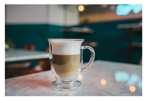 Szklanek kubki do latte z podwójną/z ścianką zestaw 2 szt. 250 ml Amo – Vialli Design