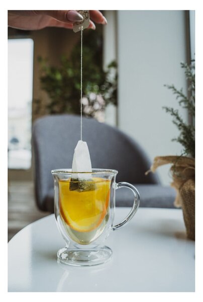 Szklanek kubki do latte z podwójną/z ścianką zestaw 2 szt. 250 ml Amo – Vialli Design