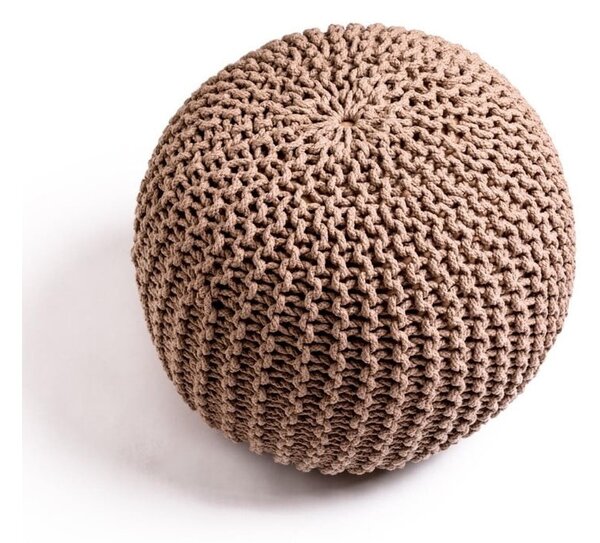 Piaskowobrązowy puf Bonami Essentials Jagger