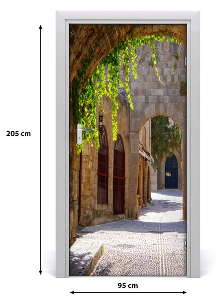 Fototapeta samoprzylepna na drzwi Urokliwe uliczki
