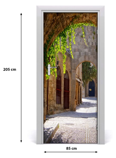 Fototapeta samoprzylepna na drzwi Urokliwe uliczki