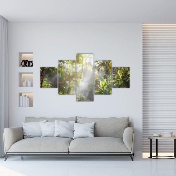 Obraz - Tropikalny las deszczowy (125x70 cm)