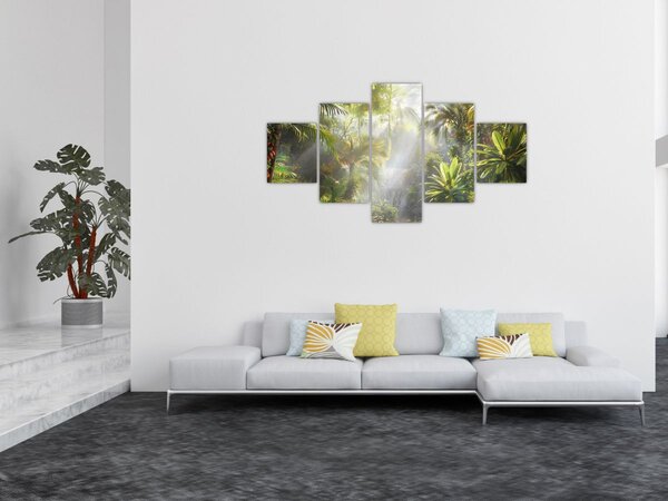 Obraz - Tropikalny las deszczowy (125x70 cm)