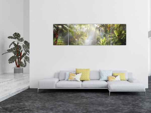 Obraz - Tropikalny las deszczowy (170x50 cm)