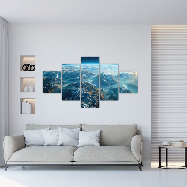 Obraz - Widok z kosmosu (125x70 cm)