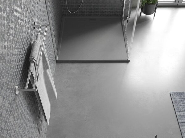 Mexen Amon brodzik kwadratowy SMC 90 x 90 cm, szary - 4F619090