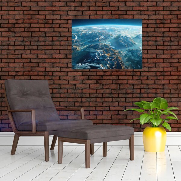 Obraz - Widok z kosmosu (70x50 cm)