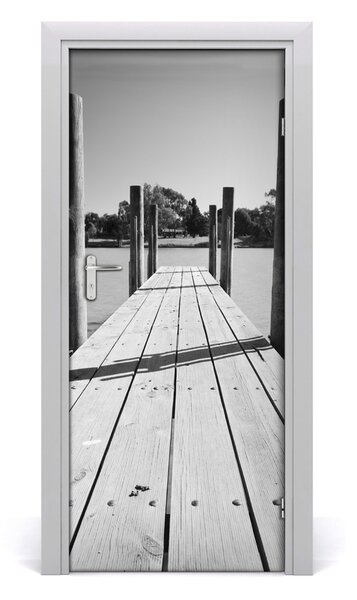 Fototapeta samoprzylepna na drzwi Drewniane molo