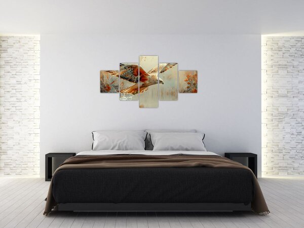 Obraz - Ptak drapieżny (125x70 cm)