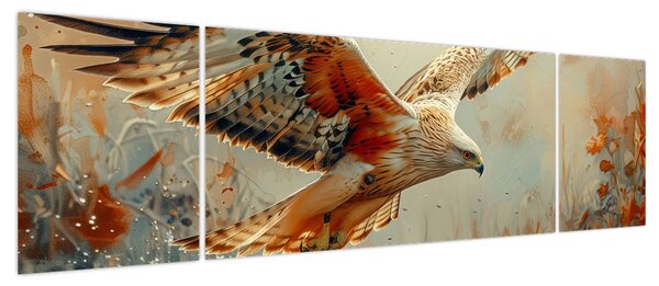 Obraz - Ptak drapieżny (170x50 cm)