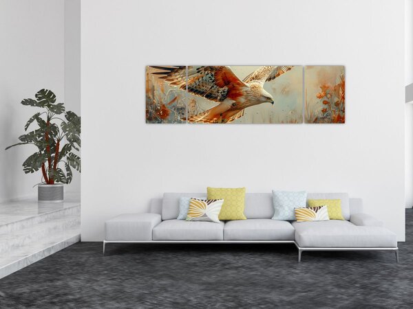 Obraz - Ptak drapieżny (170x50 cm)