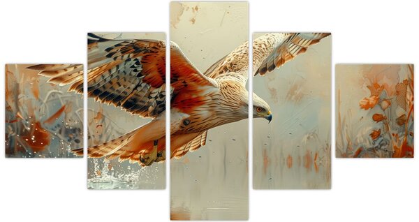Obraz - Ptak drapieżny (125x70 cm)