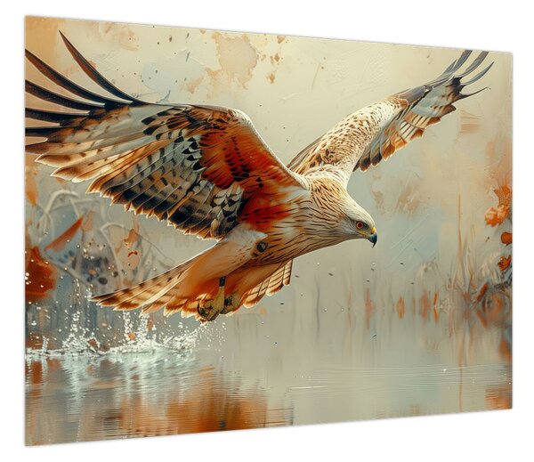 Obraz - Ptak drapieżny (70x50 cm)