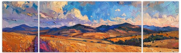 Obraz - Obraz olejny przedstawiający krajobraz (170x50 cm)
