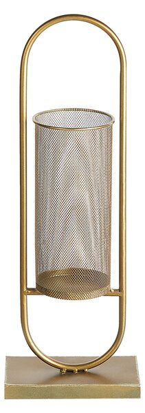 Elegancki świecznik złoty metalowy 53 cm Bohol Beliani