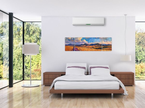 Obraz - Obraz olejny przedstawiający krajobraz (170x50 cm)