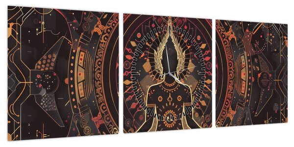 Obraz - Zen (z zegarem) (90x30 cm)