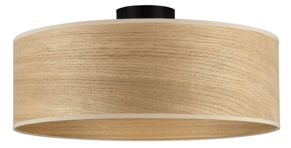 Lampa sufitowa z kloszem z drewna dębowego Sotto Luce TSURI XL, ø 45 cm