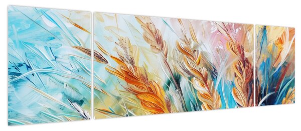 Obraz - Pszenica, abstrakcja (170x50 cm)