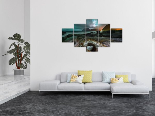 Obraz - Scena nocna (125x70 cm)