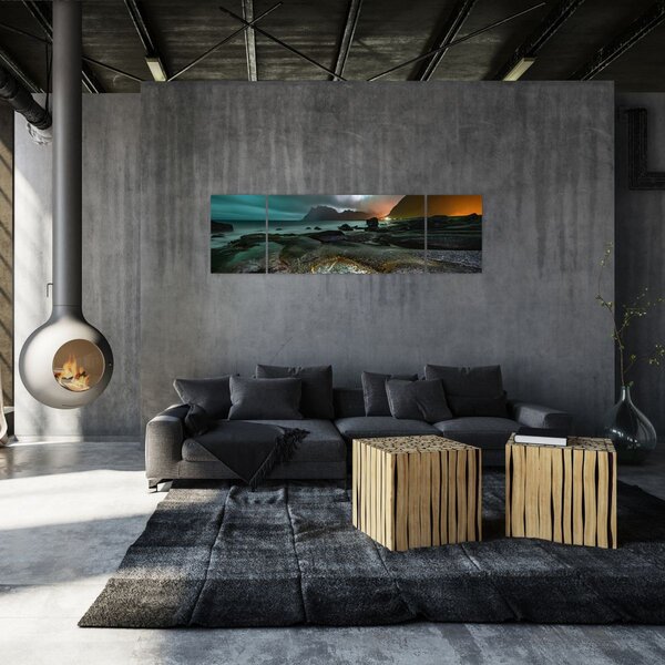 Obraz - Scena nocna (170x50 cm)
